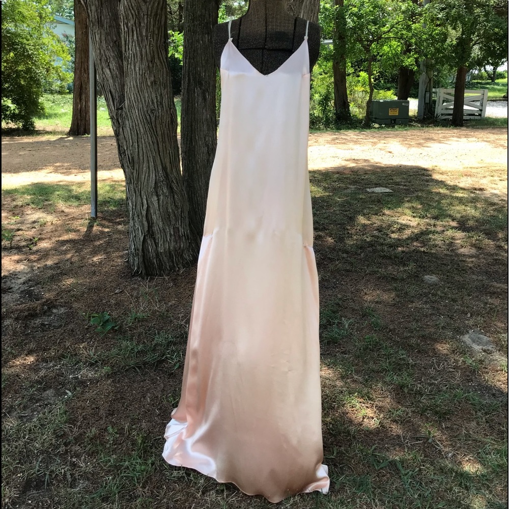 1920’s Peach Silk Slip